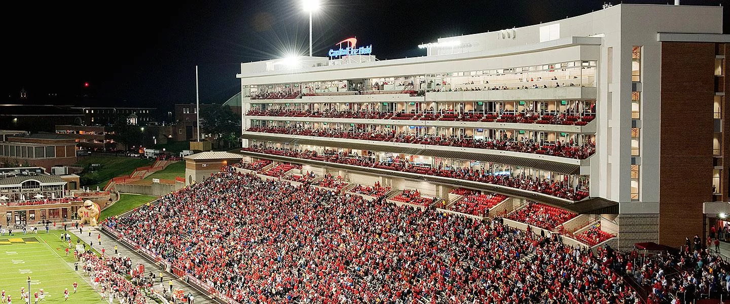 Expanded Tyser Tower Opens at Maryland's Byrd Stadium
