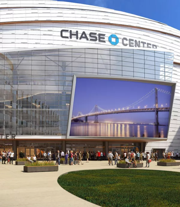 Warriors Host Chase Center Topping Out Ceremony