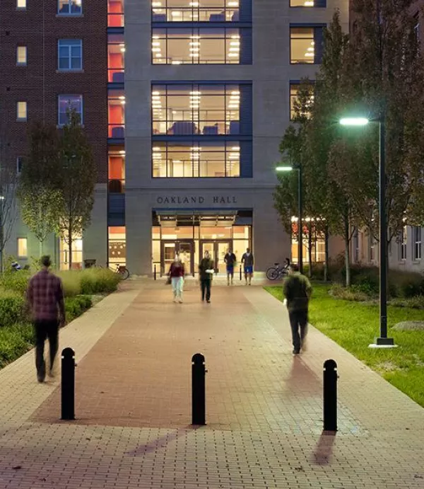 Clark Completes UMD's Oakland Hall Dormitory