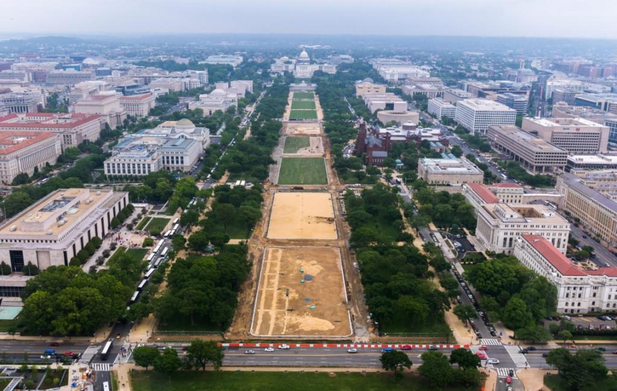 National Mall Turf & Soil Restoration, Phase 1