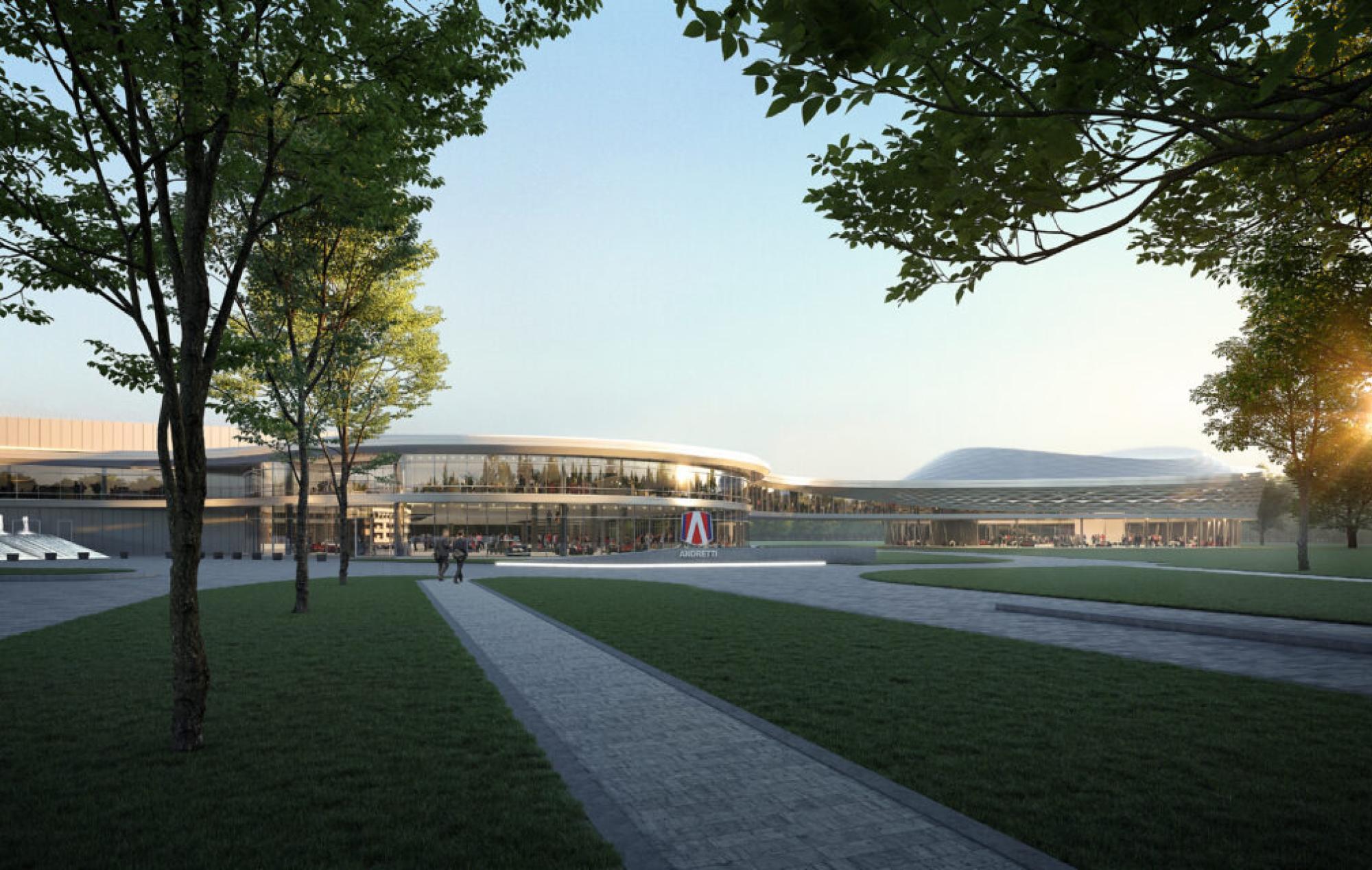 Andretti Global Headquarters rendering