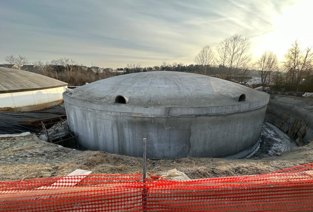 City of Manassas Clearwell No. 2 water project 